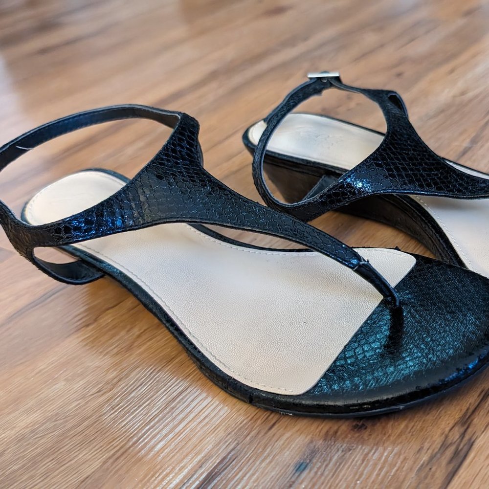 Size 7.5 Jewel Badgley Mischka Women's Brea Wedge Sandal